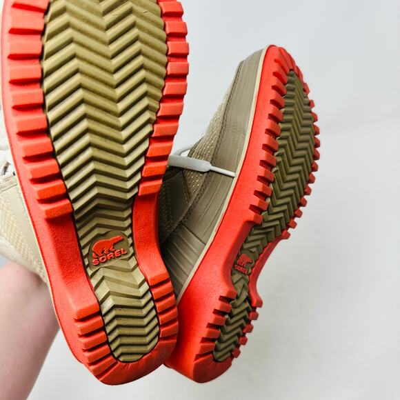 Sorel Tan Tivoli II Winter Snow Boots Pink Bottoms Size US Womens 6.5 - Picture 11 of 15